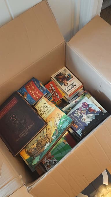 Lote 24 kg de libros varios (60 libros, 2.5€ cada)