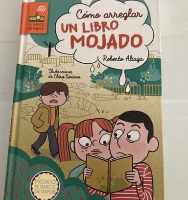 Como arreglar un libro mojado