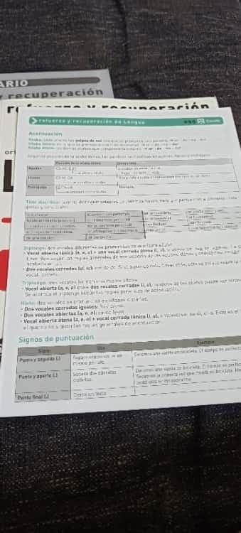 REFUERZO Y RECUPERACIÓN eso