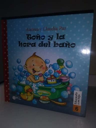 Toño y la hora del baño