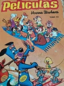 LIBRO DE GRAN TOMO DIBUJOS Y DIVERSION EN VIÑETAS PELICULAS HANNA BARBERA TOMO XII COLECCION JOVIAL