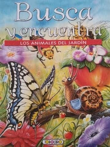 Busca y encuentra. Los animales del jardín 