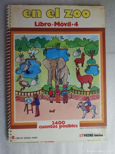 EN EL ZOO LIBRO MÓVIL 4 - 2400 CUENTOS POSIBLES. VICENS VIVES