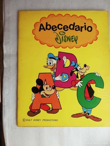 DISNEY ENSEÑA ABECEDARIO SUSAETA 1971