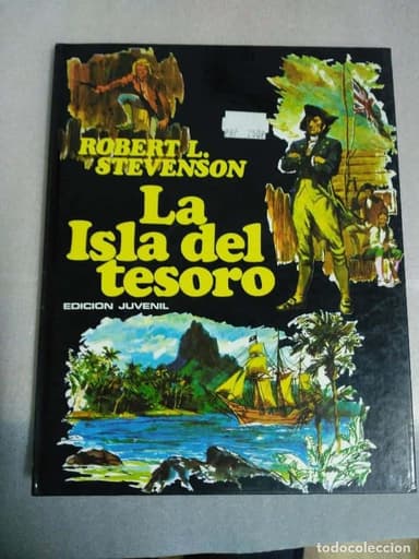LA ISLA DEL TESORO.ILUSTRACIONES DE SANROMA.ED. PLAZA&amp;JANES AÑO 1976. TAPAS DURAS