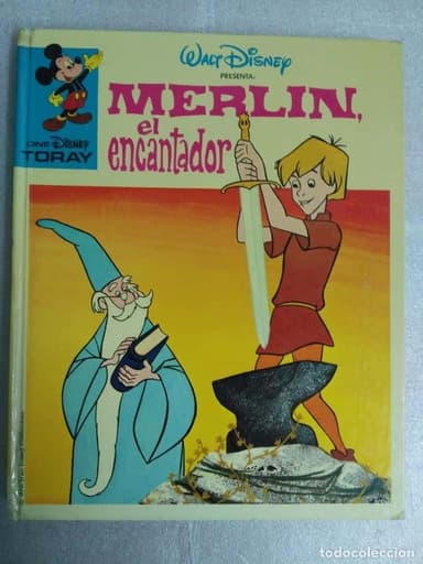 MERLIN EL ENCANTADOR WALT DISNEY EDICIONES TORAY.1976 PASTAS DURAS BUEN ESTADO