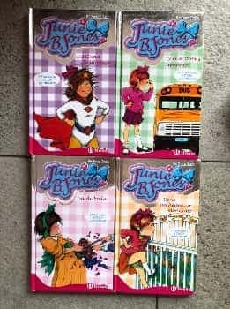 Lote 4 libros Colección Junie B Jones