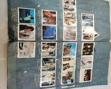 LIBRO DE CROMOS LA GUERRA DE LAS GALAXIAS 