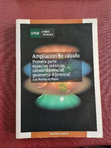 Ampliación de cálculo, 1a parte.
