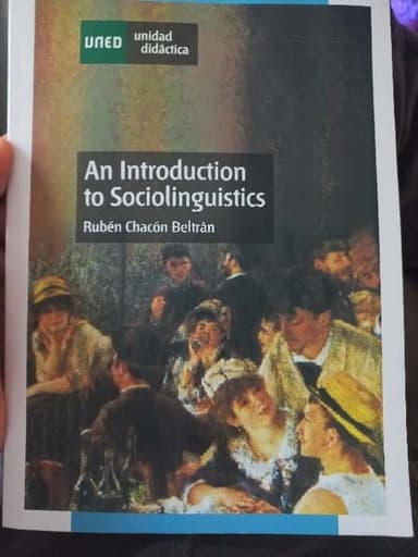 An Introduction to Sociolinguistics
