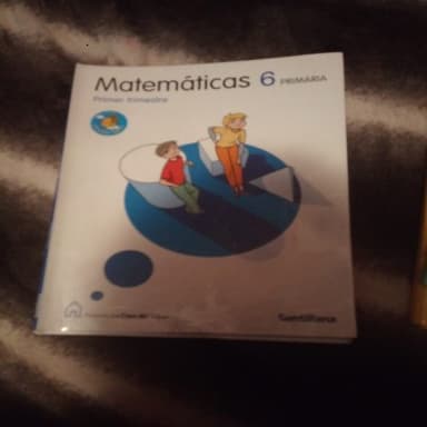 Matematicas 6° Primaria