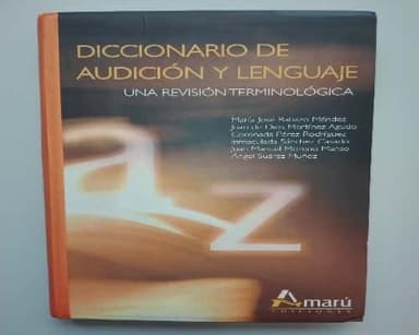 Diccionario de audición y lenguaje