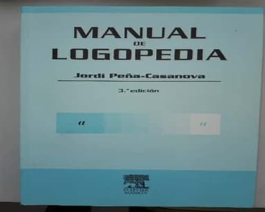 Manual de logopedia