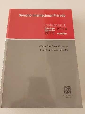 Derecho internacional privado