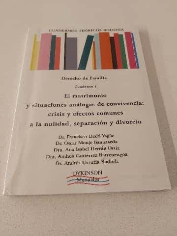 Derecjo de Familia. Cuaderno I