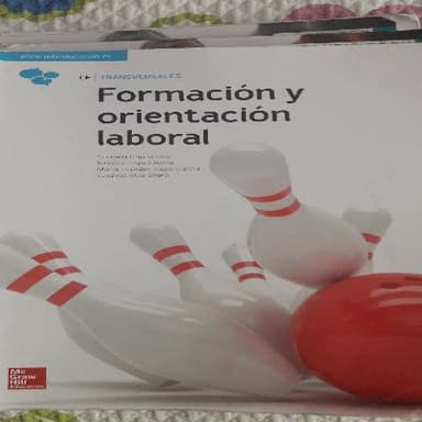 Formavion y orientación laboral
