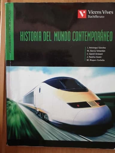 Historia del mundo contemporaneo 