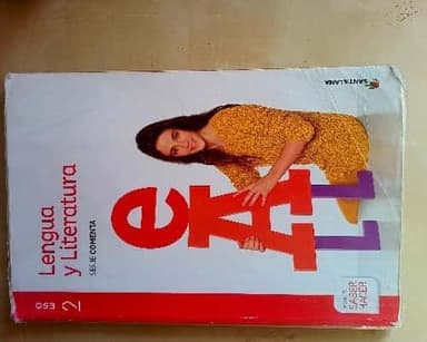 LENGUA Y LITERATURA SERIE COMENTA 2 ESO SABER HACER