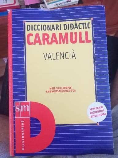 Diccionario Caramull valencià 