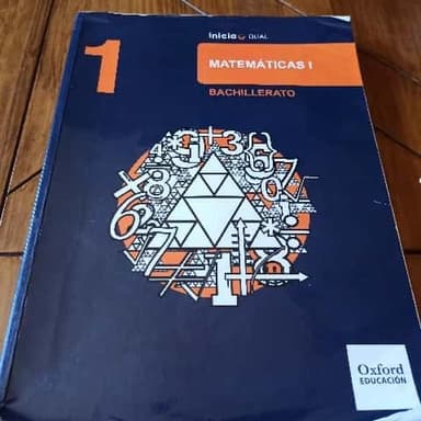 MATEMATICAS I 1 bachillerato