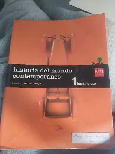 Historia del mundo contemporaneo