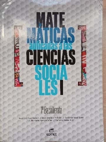 Matemáticas aplicadas a las Ciencias Sociales I, 1o Bachillerato
