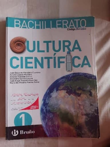 Cultura Cientifica 1°Bachillerato