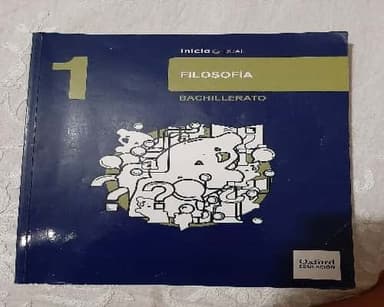 Filosofía 1º de bachiller 