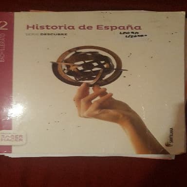 HISTORIA DE ESPAÑA 2 BACHILLERATO 