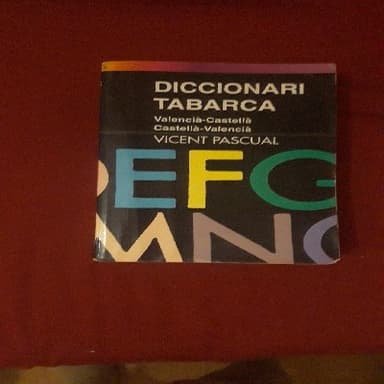 DICCIONARIO TABARCA 
