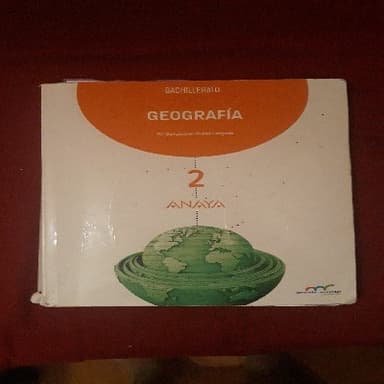 Geografía 2º bachiller 