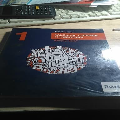 VALENCIÀ:LLENGUA I LITERATURA