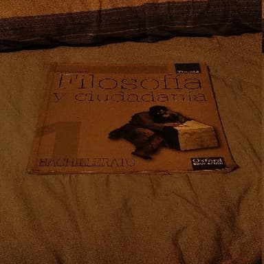Libro filosofía 1°Bachillerato