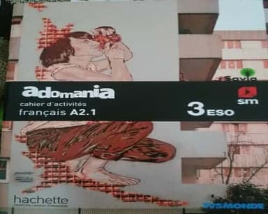 Adomania, français A2.1, 3 ESO.