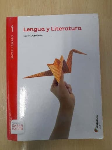 Lengua 1 bachillerato