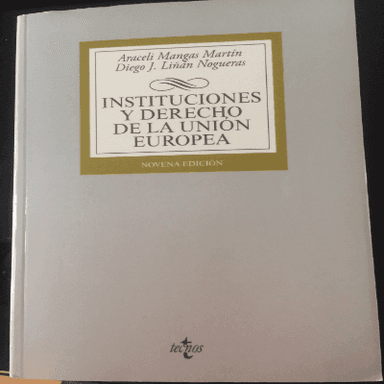 Instituciones y Derecho de la Unión Europea