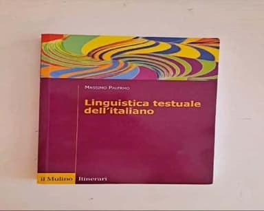 Linguistica testuale dellitaliano
