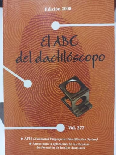 El ABC del dactiloscopo