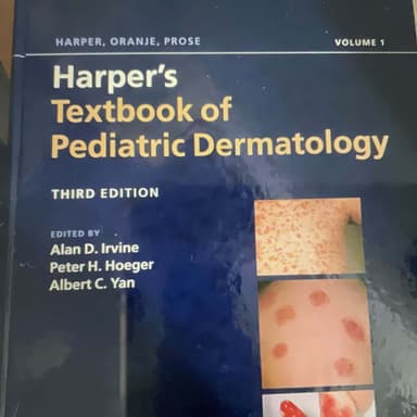 Harper’s Textbook of Pediatric Dermatology