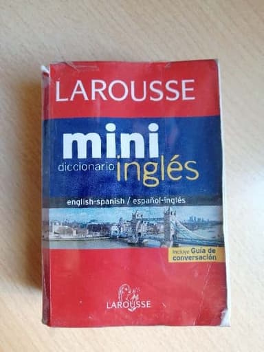 Mini Diccionario español-inglés 