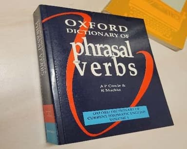 Oxford Dictionary of Phrasal Verbs