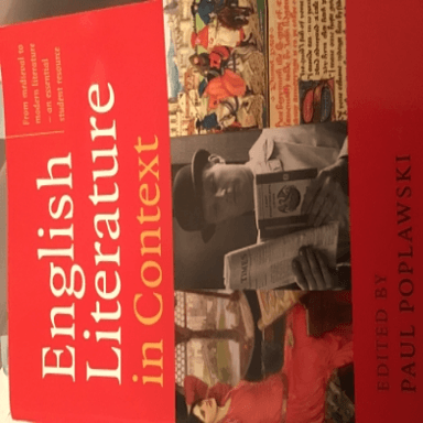 English Literature in Context