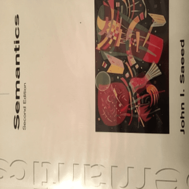 Semantics (Introducing Linguistics 2)