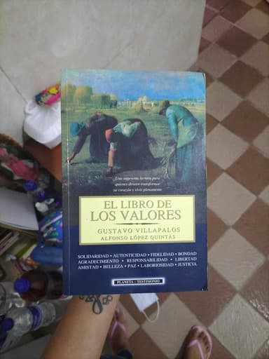 Libro De Los Valores