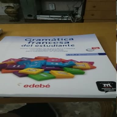 Gramática francesa del estudiante - ESO y Bachillerato - Livre de lélève + CD