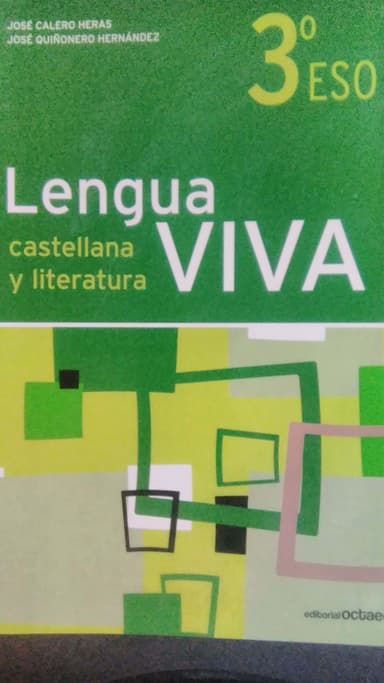 Lengua viva 3o ESO. Edición 2011