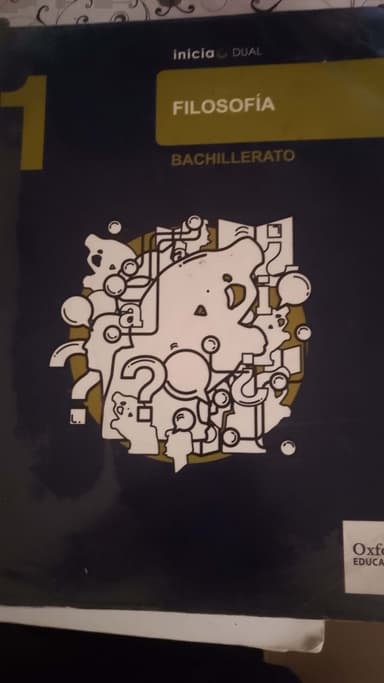Filosofía 1º de bachiller 