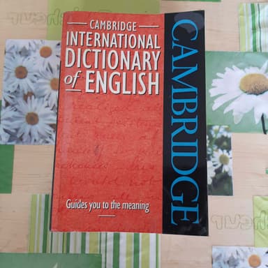 Cambridge International Dictionary of English