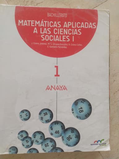 Matemáticas Aplicadas a las Ciencias Sociales I