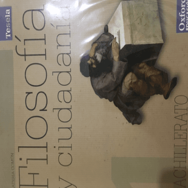 Libro filosofía 1°Bachillerato